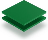 Geschuimd PVC groen 3 MM RAL 6024 - 60x60cm