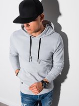 Heren - Hoodie - Lichtgrijs - B1154-6