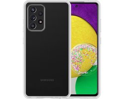 Hoesje - Geschikt voor Samsung Galaxy A52s 5G - Sterk & Shockproof - Hoes Cover - Siliconen Case - Telefoonhoesjes - Transparant