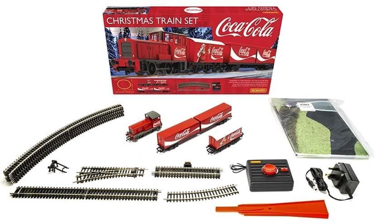 hornby r1233 the coca cola christmas train set