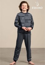 Eskimo pyjama jongens - blauw - Toon - maat 152
