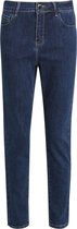 Cassis - Female - Slim broek in katoen  - Donker denim