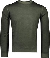 Gran Sasso  Trui Groen Aansluitend - Maat XL  - Heren - Herfst/Winter Collectie - Wol