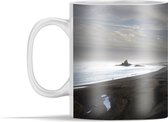 Mok - Strand panoramafoto Nieuw-Zeeland - 350 ml - Beker