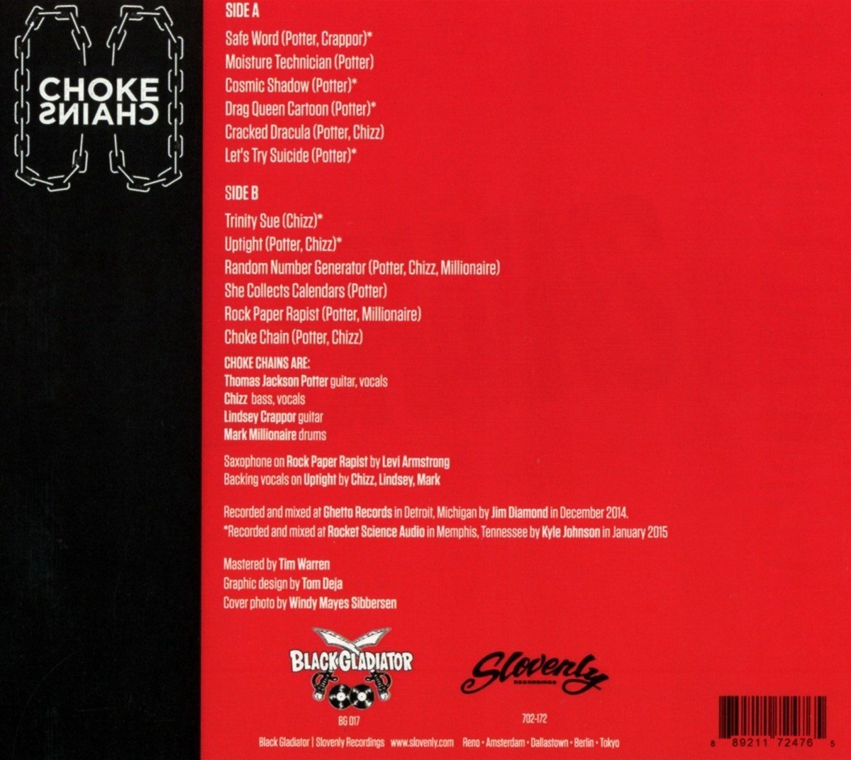 Choke Chains Choke Chains (CD), Choke Chains CD (album) Muziek