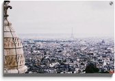 Walljar - Cityscape Paris - Muurdecoratie - Plexiglas schilderij