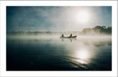 Walljar - Ocala Fishermans - Muurdecoratie - Poster met lijst