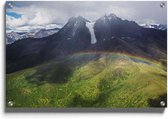 Walljar - Rainbow Hill - Muurdecoratie - Plexiglas schilderij