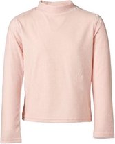 Meisjes pullover velours roze | Maat 104/4Y