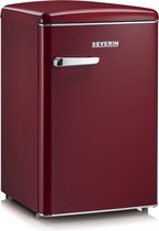 Severin RKS 8831 Tafelmodel Retro koelkast wijn rood