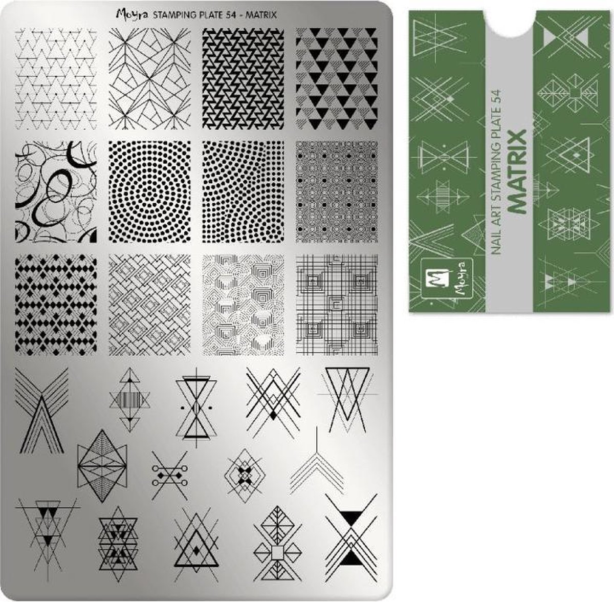 Goedkoopste Moyra Stamping Plate 54 Matrix