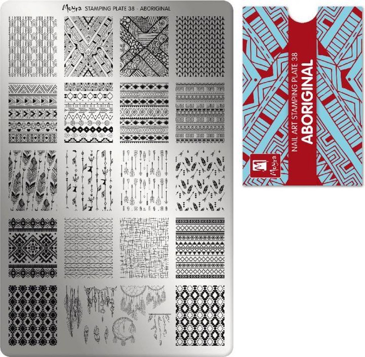 Goedkoopste Moyra Stamping Plate 38 Aboriginal