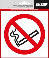 Pickup pictogram Aufkleber 14x14 cm Rauchen verboten