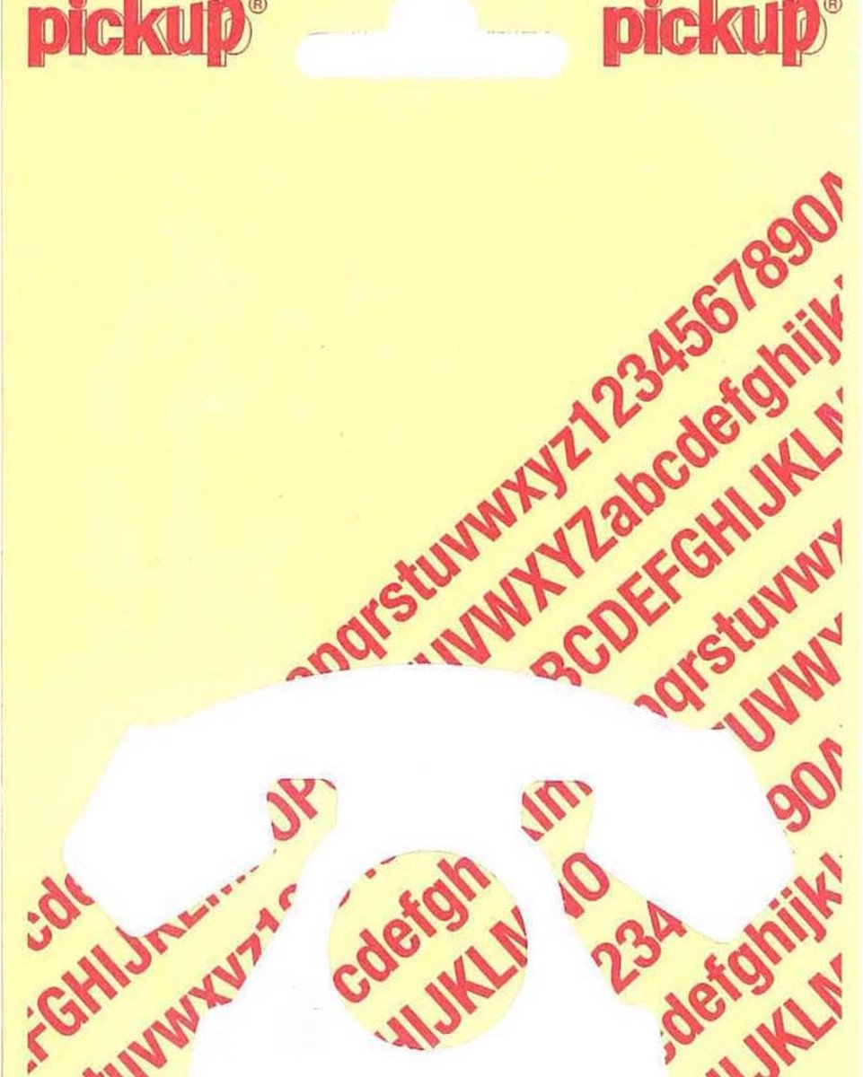Telefoon 63x96 mm wit - 31212080TEL