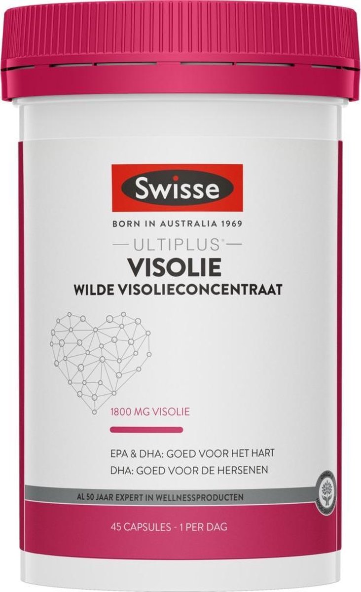 Swisse Wilde Visolieconcentraat Voedingssuplement - 45 capsules | bol.com