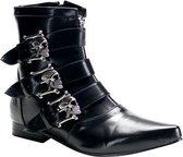 Demonia Enkellaars -45 Shoes- BROGUE-06 US 12 Zwart