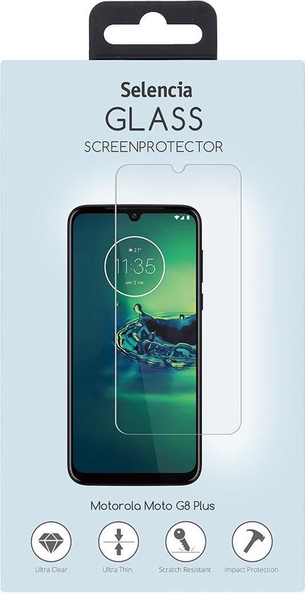Selencia Screenprotector Geschikt voor Motorola Moto G8 Plus Tempered Glass - Selencia Gehard Glas Screenprotector