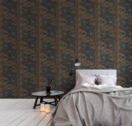 A.S. CRÉATION Vliesbehang 37901-2 Metropolitan Stories 2 damask blauw/goud kopen