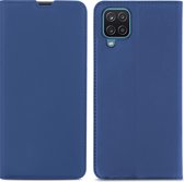 iMoshion Slim Folio Book Case Samsung Galaxy A12 hoesje - Donkerblauw