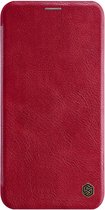 Apple iPhone 11 Pro Max Hoesje - Qin Leather Case - Flip Cover - Rood