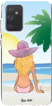 Casetastic Samsung Galaxy A72 (2021) 5G / Galaxy A72 (2021) 4G Hoesje - Softcover Hoesje met Design - BFF Sunset Blonde Print