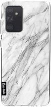 Casetastic Samsung Galaxy A52 (2021) 5G / Galaxy A52 (2021) 4G Hoesje - Softcover Hoesje met Design - Marble Contrast Print