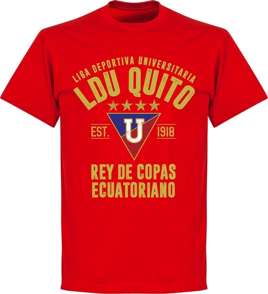 LDU Quito Established T-shirt - Rood - XL