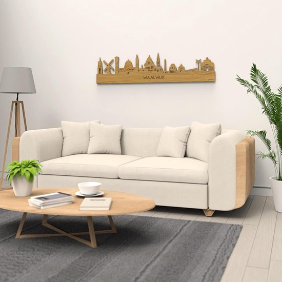 Skyline Waalwijk Oak - 120 cm - Décoration d' intérieur design - Décoration murale