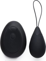 10X Silicone Vibrating Egg - Black - Eggs - black - Discreet verpakt en bezorgd