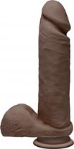 The D - Perfect D with Balls - 8 Inch - Chocolate - Realistic Dildos - brown - Discreet verpakt en bezorgd