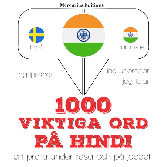 1000 viktiga ord på hindi - cover