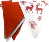 Peha Vlaggenlijn Kerst 182 Cm Vilt Rood/wit