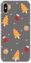 Casetastic Apple iPhone XS Max Hoesje - Softcover Hoesje met Design - Christmas Decoration Print