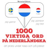1000 viktiga ord på nederländska