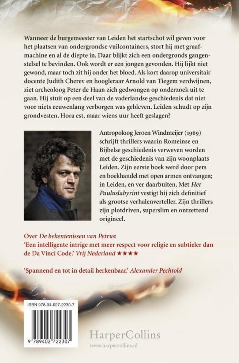 Het Pauluslabyrint - back cover