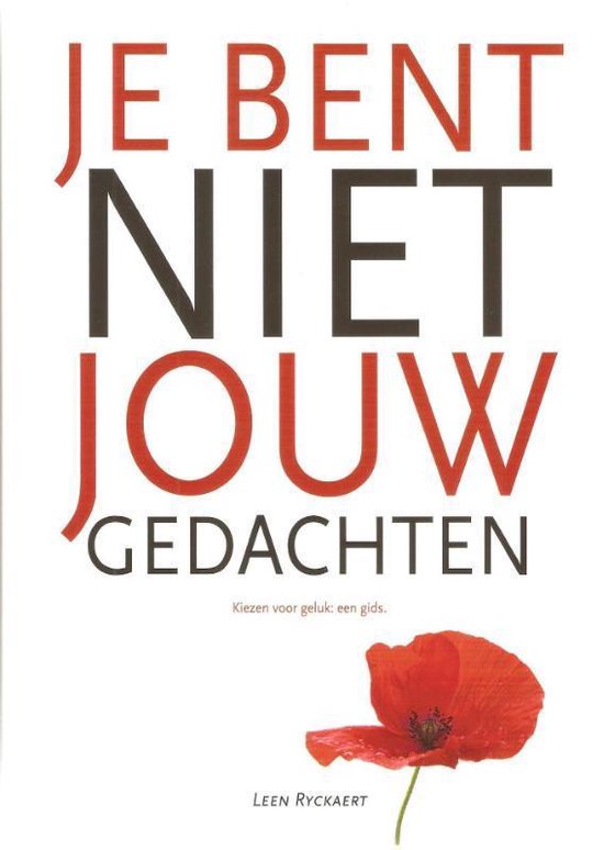 Je bent niet jouw gedachten - cover