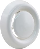 Wovar Afzuigventiel 100 - 125 mm rond Wit - Per Stuk