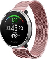 Milanees Smartwatch bandje - Geschikt voor  Polar Ignite Milanese band - roze - Horlogeband / Polsband / Armband