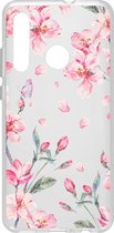 Design Backcover Huawei P Smart Plus (2019) hoesje - Bloesem Watercolor