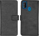 Samsung Galaxy M21 Hoesje met Pasjeshouder - Samsung Galaxy M30s Hoesje - iMoshion Luxe Booktype - Zwart