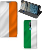 Telefoonhoesje met Pasjeshouder Nokia 2.4 Smart Cover Ierse Vlag