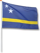vlag Curacao 200x300 cm.
