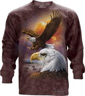 Longsleeve Eagle And Clouds 3XL