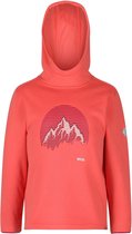Highton Extol bedrukte hoodie van Regatta voor Kinderen, Sportjas, vurig koraaloranje