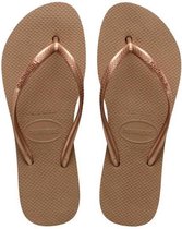 Havaianas Slim Flatform Dames Slippers - Rose Gold - Maat 41/42