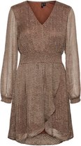 Vmnetta L/s V-neck Smock Dress Exp 10250506 Nomad/netta Aop