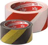 Kip 339 PVC-Markeringstape WIT/ROOD 50mm x 66m