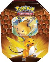 Pokemon TCG Hidden Fates Tin Box Raichu GX