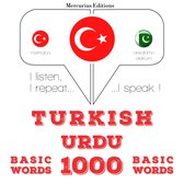 Türkçe - Urduca: 1000 temel kelime