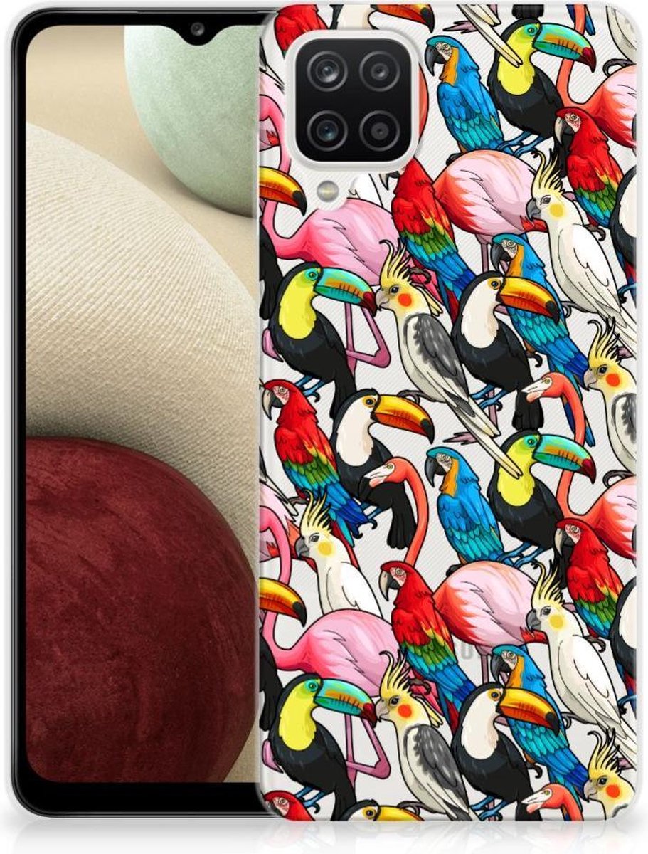 Samsung Galaxy A12 TPU Hoesje Birds